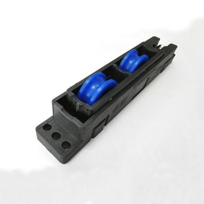 China Adjustable Nylon Sliding Door Rollers Plastic Material ODM with Carbon Steel Bearing for sale