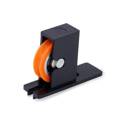 China Rust Proof Sliding Nylon Door Rollers With Double Pulley Nylon Material ODM for sale