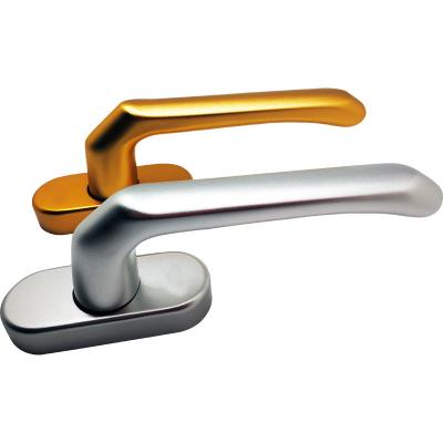China Die Casting Door Window Handles For UPVC Casement Oxidized Treatment for sale