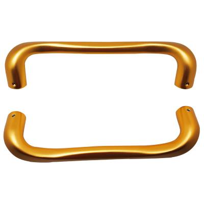 China Manijas oxidadas del tirón de la puerta del oro, tamaño de cristal del tirador de puerta 400×432m m en venta