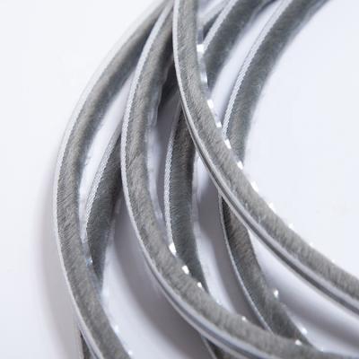China Finned Pile Window And Door Weather Strip 4mm 5mm 7mm Width for sale