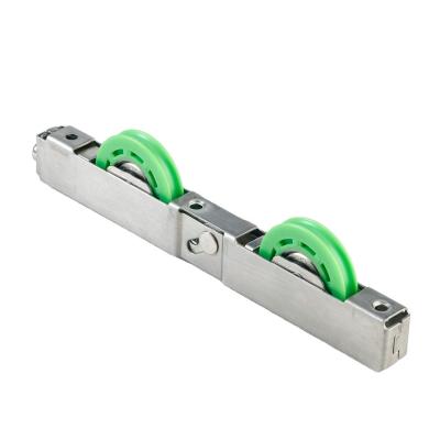 China SS201 SS304 Sliding Door Rollers 25mm Radius 8.5mmThickness Wheel Size for sale