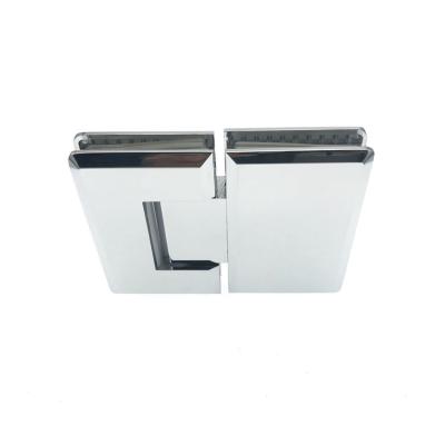 China 180 Degree Shower Glass Door Hinge Brass Material Bevel Style for sale