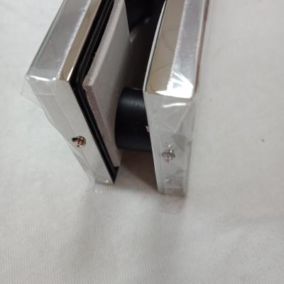 China SS201 SS304 Glass Door Hardware Accessories Glass Door Clamp 8mm Castings Thickness for sale