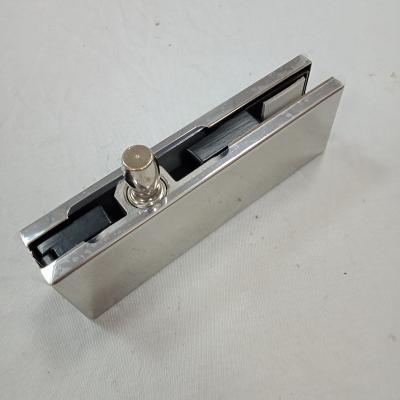 China Durable Glass Door Hardware Accessories Over Panel Patch Fitting 218×105×52×51mm for sale