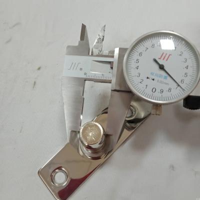 China Edelstahl-Spitzen-Gelenk-Flecken-Installations-langlebiges Gut für 10-12mm Glastür zu verkaufen