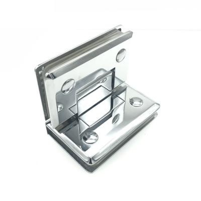 China 90Degree Glass Door Hardware Accessories Glass To Glass Shower Hinge for 8-10mm Glass for sale