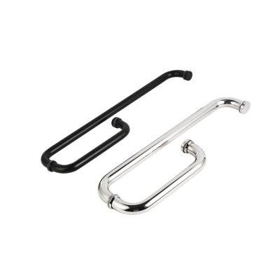 China Dia 25mm Shower Room Glass Door Handle For Bathroom 0.6mm Thickness ODM for sale
