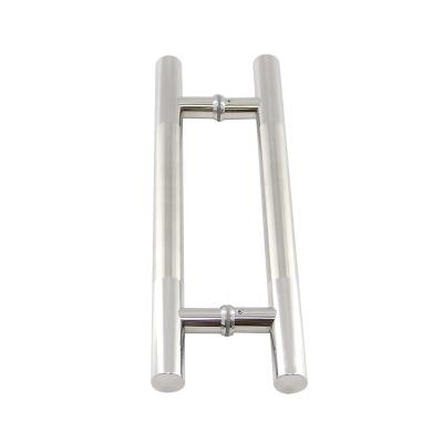 중국 유리제 문 H 모양 38mm 32mm 25mm Dia를 위한 스테인리스 잡아당기기 문 손잡이 판매용