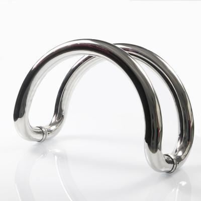 Cina Gli accessori C del portello scorrevole del bagno di 201SS 304SS modellano il materiale della maniglia di porta 316SS in vendita