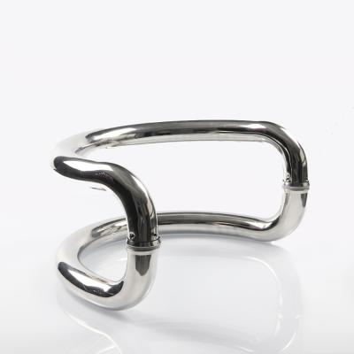 Cina Gli accessori C del portello scorrevole del bagno di 201SS 304SS modellano il materiale della maniglia di porta 316SS in vendita