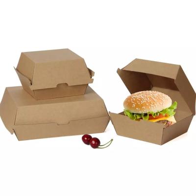 China Wegwerfburger mit 120 Grad packt Verpackenburger-Hamburger-Verpackenkasten ein zu verkaufen