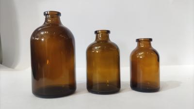 Chine 10ml- 100ml Ups Type Ii Iii Flacon en verre ambre/clair moulé pour l'emballage d'injection de poudre pharmaceutique et vétérinaire à vendre