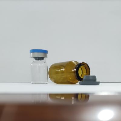 China 1ml 2ml 5ml 7ml Amber Tubular Glass Vials Clear Glass Injectable Bottle for sale