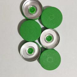 China Tapón farmacéutico azulverde del tapón del sello del vial Tapa del vial de inyección de vidrio de 13 mm en venta