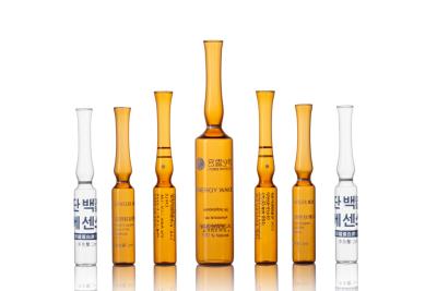 China Low Neutral Borosilicate Ampoule 2ml Clear Ampoule Easy To Melt Sealing for sale