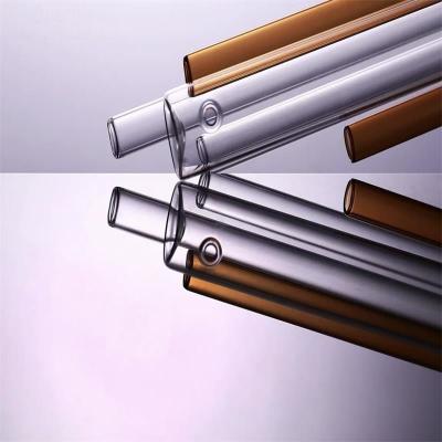 China Hydrolytic Resistance 5.0 Borosilicate Glass Tube Clear Amber Glass Tube USP Type I for sale