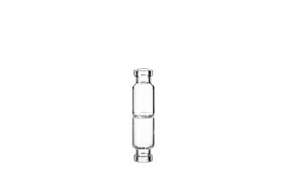China 1ml empty clear amber low borosilicate tubular glass vial for sale