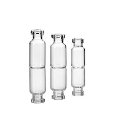 China Frasco de vidro de borosilicato baixo transparente ISO9001 Frasco de vidro tubular de 5 ml à venda