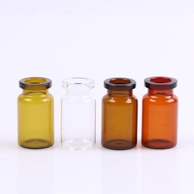 China 2R-50R clear and amber borosilicate glass vial used for pharmaceutical industry for sale
