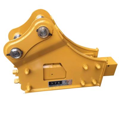 China OEM 75mm 7 Ton Jack Hammer Rock Breaker Attachment For Excavator for sale