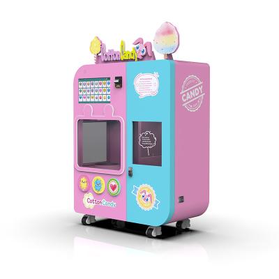 China Marshmallow Automatic Cotton Candy Making Machine Enclosed 0.8-1.5mm Sugar for sale