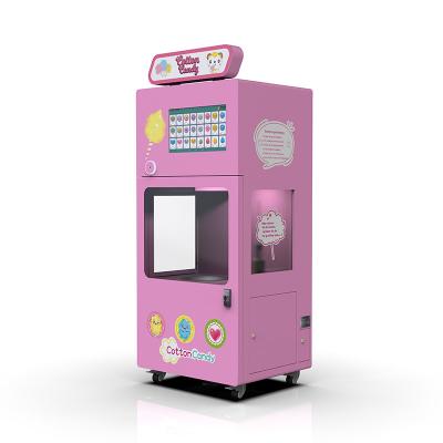 China OEM Automatic Cotton Candy Vending Machine Credit Card Candy Floss Vending Machine for sale
