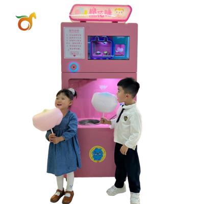 China Commercial Automatic Cotton Candy Vending Machine ROHS Multi Language for sale