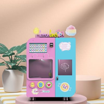 China 220V CE Automatic Cotton Candy Vending Machine 1750mm Credit Card Payment for sale