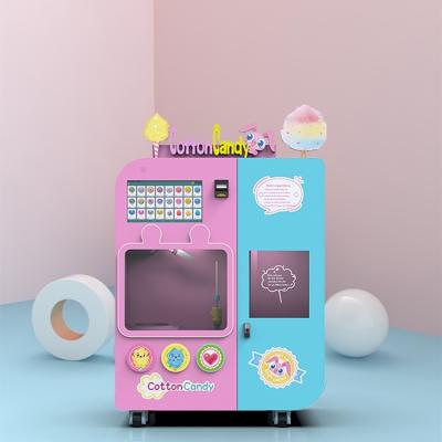 China Intelligent Flower Candy Floss Vending Machine Pink Blue 240V for sale