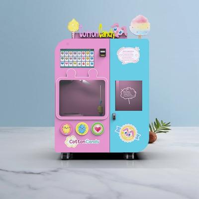 China Double Nozzle Fully Automatic Cotton Candy Machine for sale
