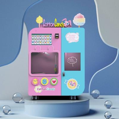 China 2500W Cotton Candy Floss Vending Machine 220V-240V High Capacity for sale