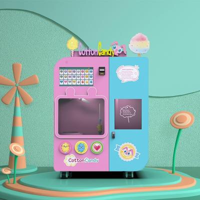 China High Capacity Magic Cotton Candy Machine 175cm High Coin Bill Credit Card Payment for sale