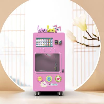 China 240V Automatic Cotton Candy Vending Machine Continually Updated Fairy Floss Vending Machine for sale