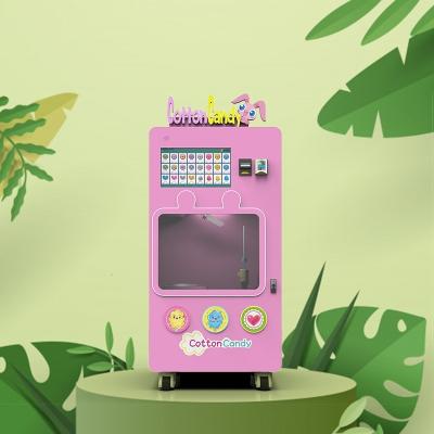 China Automatic Cotton Candy Vending Machine Subjective Smart Fairy Floss Machine for sale