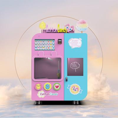 China Cute Retro Fully Automatic Cotton Candy Machine for sale
