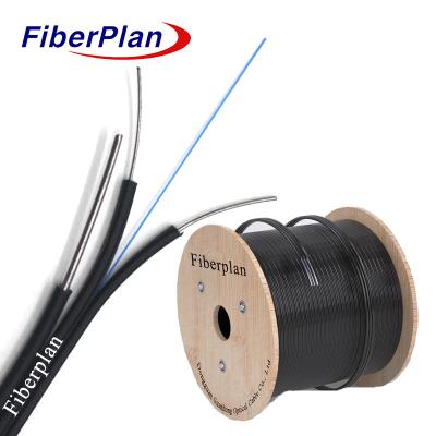 China Fiber To The Home Aerial FTTH Optical Fiber Drop Cable With Messenger Self Support FTTH for sale
