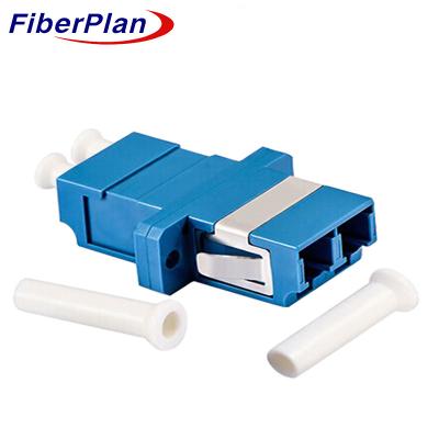 China Fiber Optic Adapter LC UPC LC UPC FTTH SM MM Fiber Optic Cable Adapter Simplex Duplex for sale