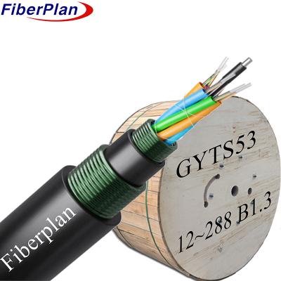 China Underground Double Armored Direct Buried Fiber Optic Cable For Outdoor Use for sale