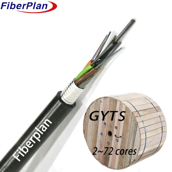 Quality Flexible Duct Fiber Optic Cable For Long Distance And Local Area Network Communication GYTS for sale