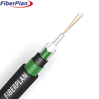 China Direct Burial Fiber Optic Cable Steel Tape Armor GYXTW53 for sale