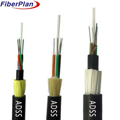 China High Performance Double Sheath ADSS Fiber Optic Cable for sale