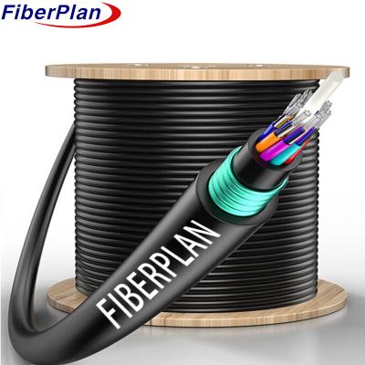 China Direct Burial GYFTY53 Duct 6 Strand Armored Fiber Optic Cable Anti Rodent for sale
