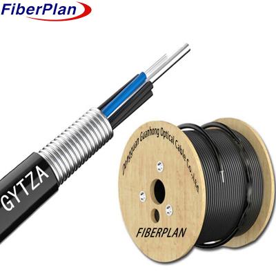 China Armored Anti Rodent Stranded Loose Tube Outdoor Cable GYTA for sale