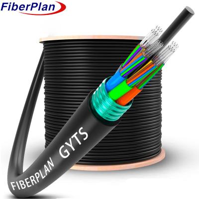 China High Strength 4 6 8 12 24 48 Cores Armored Fiber Optic Cable for sale