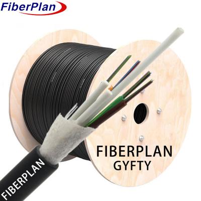 China Duct Aerial 4 6 8 12 24 48 Core Waterproof Fiber Optic Cable for sale