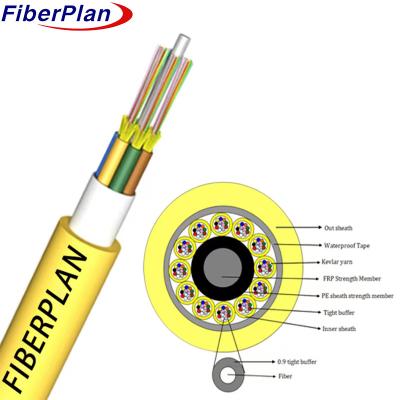 China FRP Strength All Purpose Breakout Indoor Cable GJFPV 12-144 Cores for sale