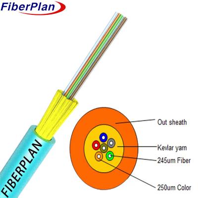 China Mini Bare Kevlar Strengthen Fiber Distribution Fiber Optic Cable for sale