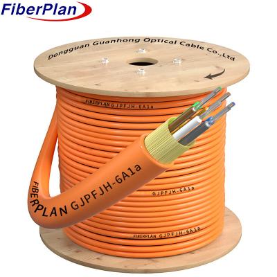 China Distribution Kevlar Strengthen Tight Buffer 6 8 12 24 Core Optical Cable for sale