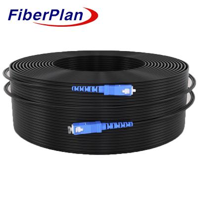 Chine Le câble de décharge de fibre LC SC FC ST DIN UPC/APC SM G652D Fibre 3m à 1000m à vendre